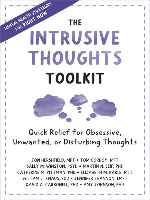 Title details for The Intrusive Thoughts Toolkit by Jon Hershfield - Wait list